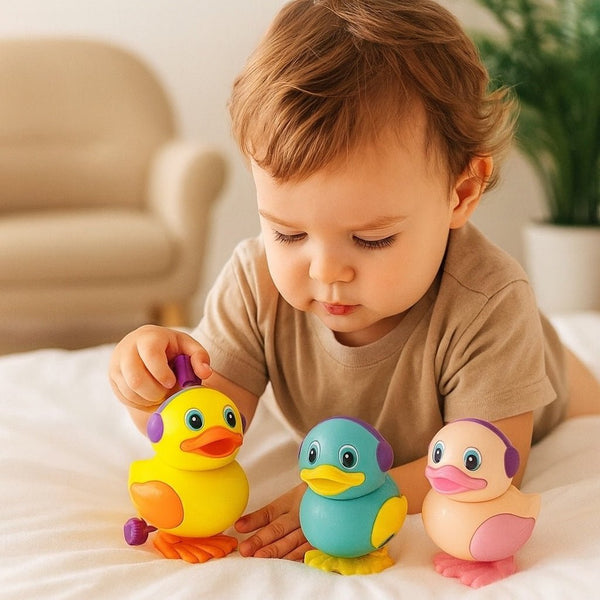 Wind - Up Duck Walker – Bright Colors & Smooth Motion - HFT-A780-22 - Planet Junior