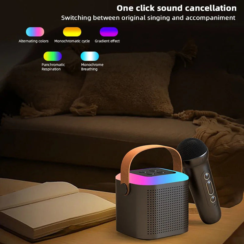 Wireless Bluetooth Speaker With Microphone | Portable Karaoke Machine - Planet Junior