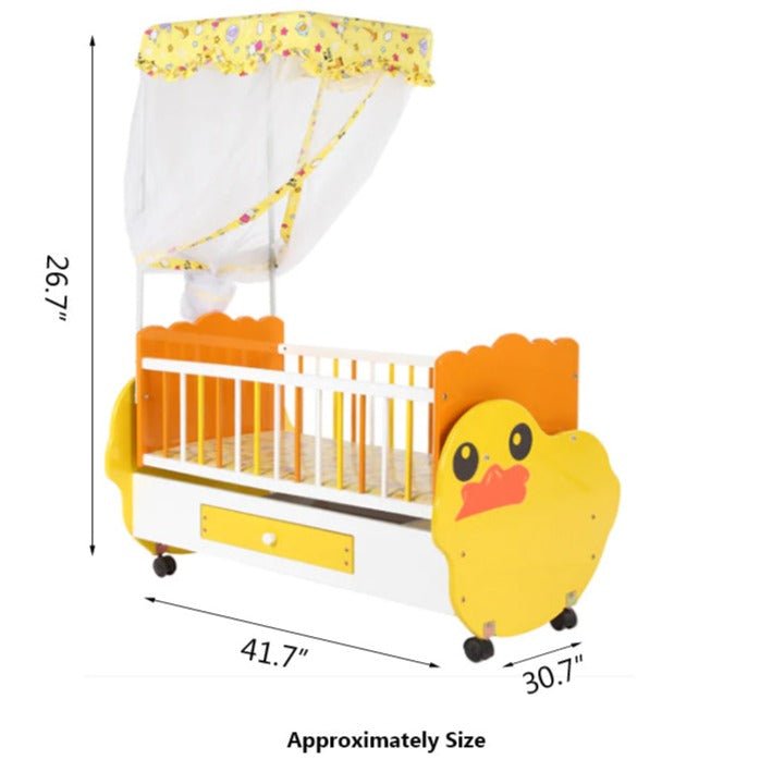 Wood CozyCradle Baby Cot - BLL - BC - 005 - 2AK - Planet Junior