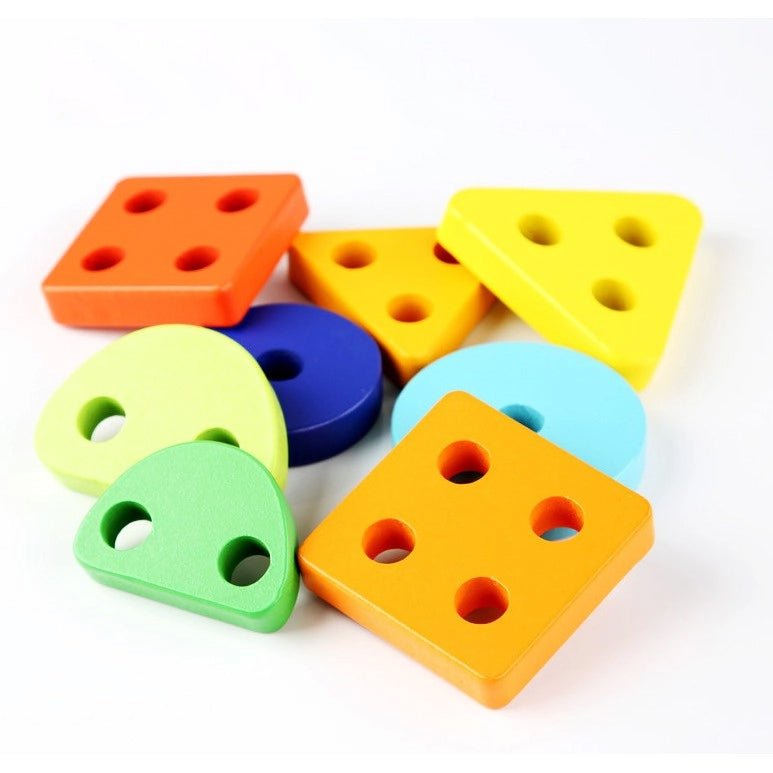 Wooden Animal Shape Sorting Set - BLL - MT - 2105Q - Planet Junior