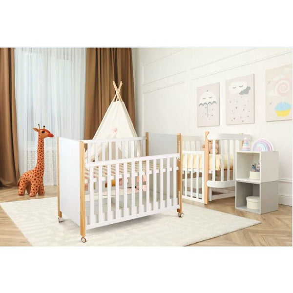 Wooden Baby Cot – Safe & Comfortable Sleeping Bed for Infants - BLL - BC - 789TM - Planet Junior