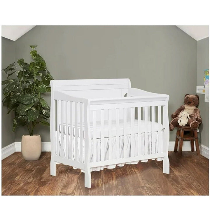 Wooden Baby Cot | White - BLL - BC - 50101 - Planet Junior