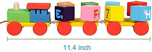 Wooden Educational Alphabet & Number Train - BLL - WET - 058 - Planet Junior