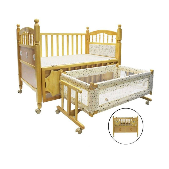 Wooden InfantHaven Baby Cot - BLL - BC - 817 - Planet Junior