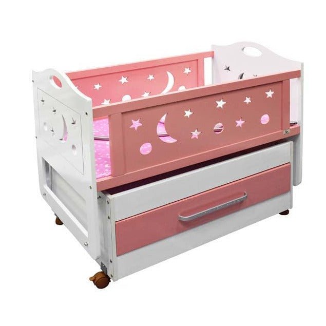 Wooden Nest Ease Baby Cot with Swing - BLL - BC - 208KD - Planet Junior