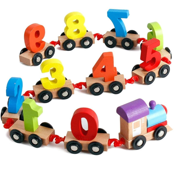 Wooden Numbers Train Set for PreSchoolers - ZTNTS - Planet Junior