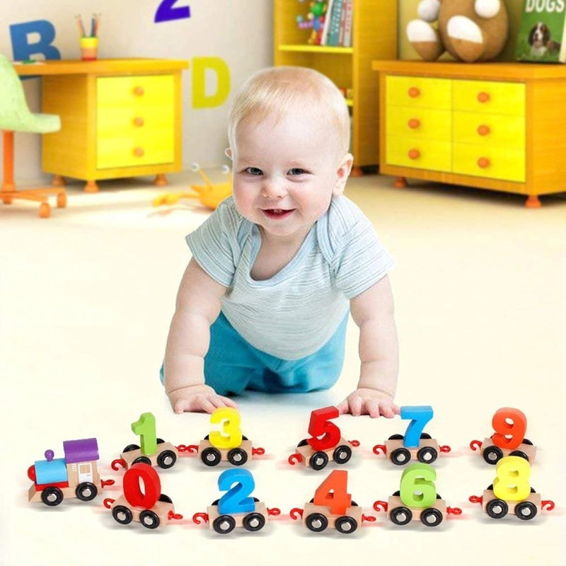 Wooden Numbers Train Set for PreSchoolers - ZTNTS - Planet Junior