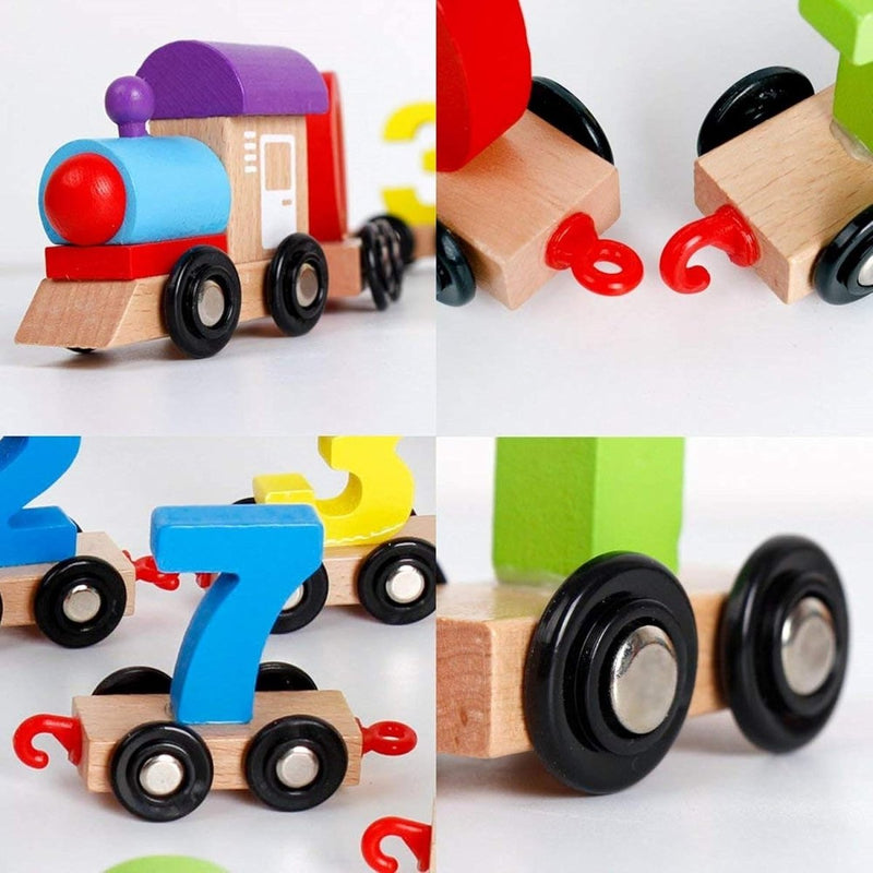 Wooden Numbers Train Set for PreSchoolers - ZTNTS - Planet Junior