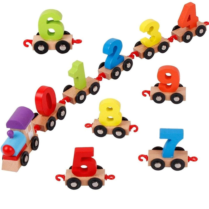 Wooden Numbers Train Set for PreSchoolers - ZTNTS - Planet Junior