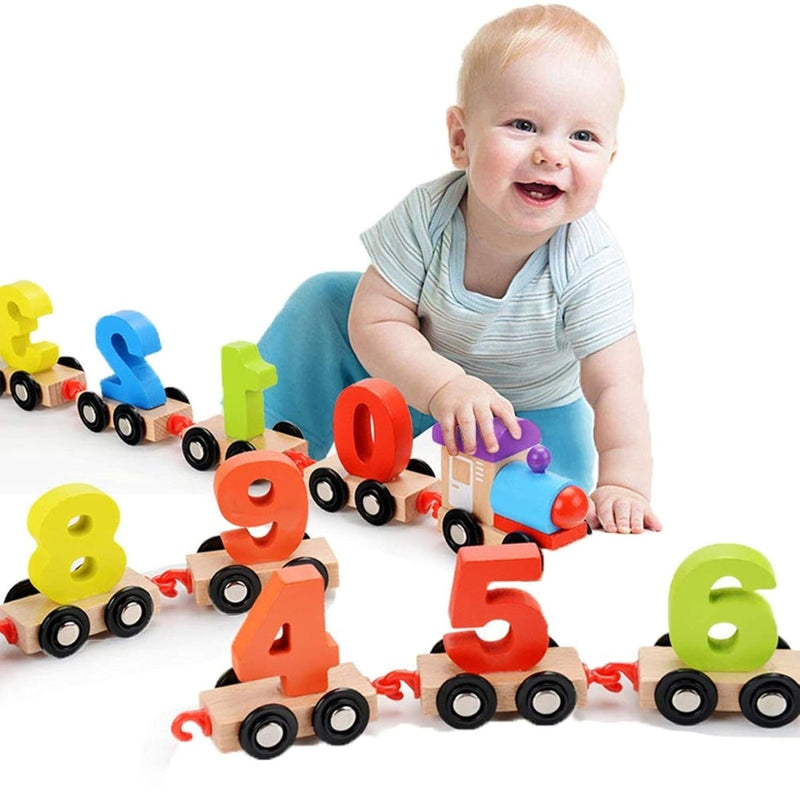 Wooden Numbers Train Set for PreSchoolers - ZTNTS - Planet Junior