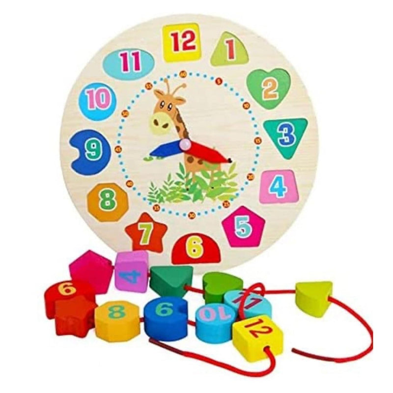 Wooden Seton Puzzle Clock - BLL - ET - 2120T - Planet Junior