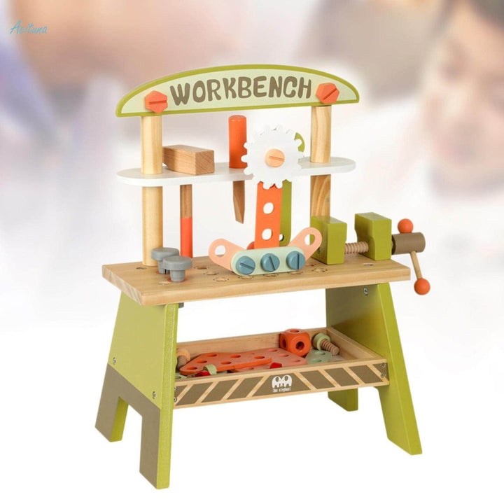 Wooden Workshop Tool Set for Kids Pretend Play - BLL - WET - 2490 - 7 - Planet Junior