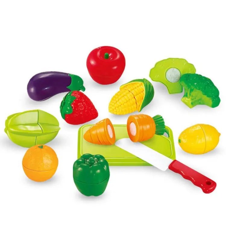 12Pcs Vegetable Food Cutting Pretend Playset - MTCFL1 - Planet Junior