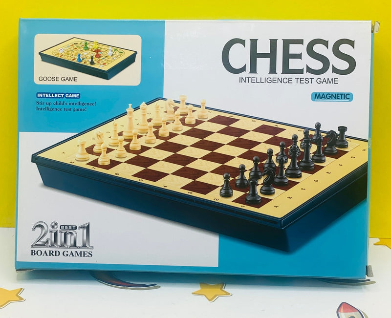 2 in 1 Goose and Chess Game - HFT6358 - Planet Junior