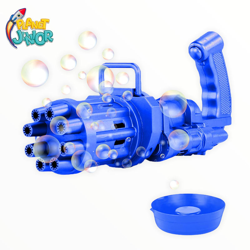 8-Hole Automatic Bubble Motor Gun for Kids - LY007B - Planet Junior