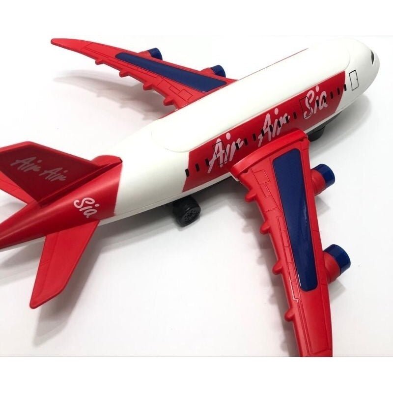 Airliner AirSia Electric Airplane with Light and Sound - MTR06P - Planet Junior