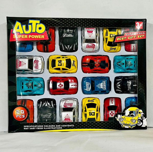 Auto Super Power Cars For Kids - 20 Pcs - MT1120 - Planet Junior