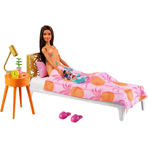 Barbie Bedroom Playset and Barbie Doll - GRG86 - Planet Junior