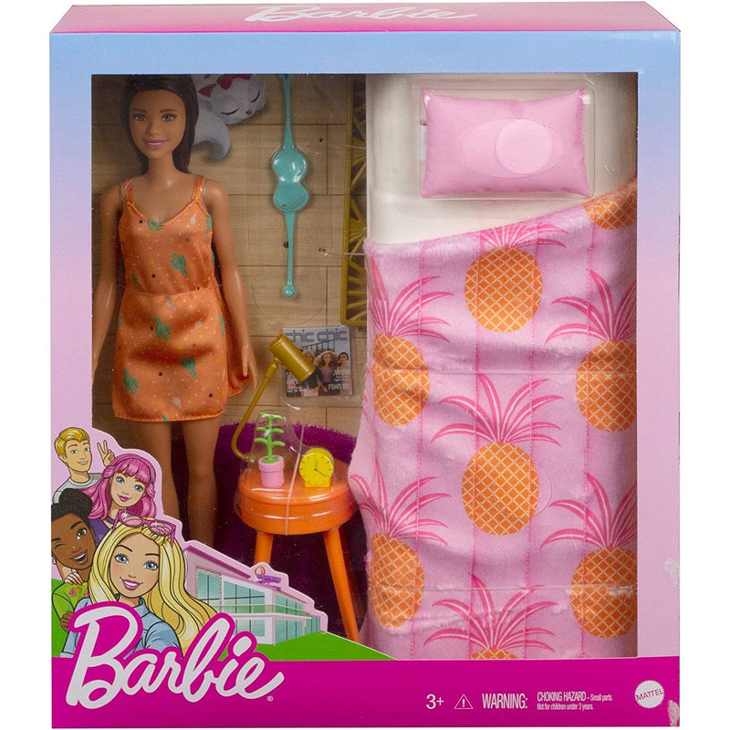 Barbie best sale bedroom playset