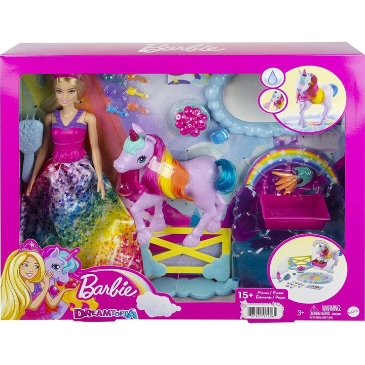 Barbie Dreamtopia Doll with Unicorn & Nurturing Playset - GTG01 - Planet Junior