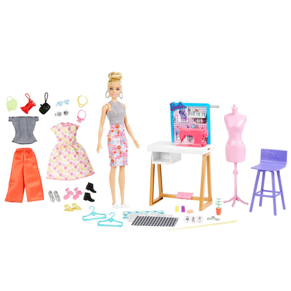 Barbie Fashion Designer Doll & Dress Studio - HDY90 - Planet Junior
