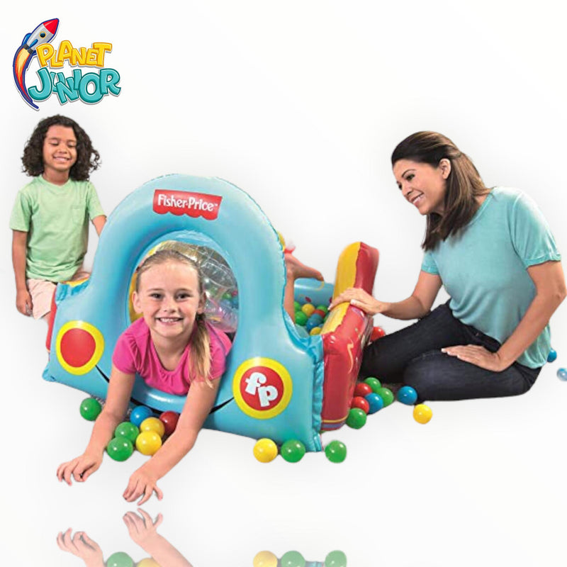 Bestway fisher price hot sale train ball pit