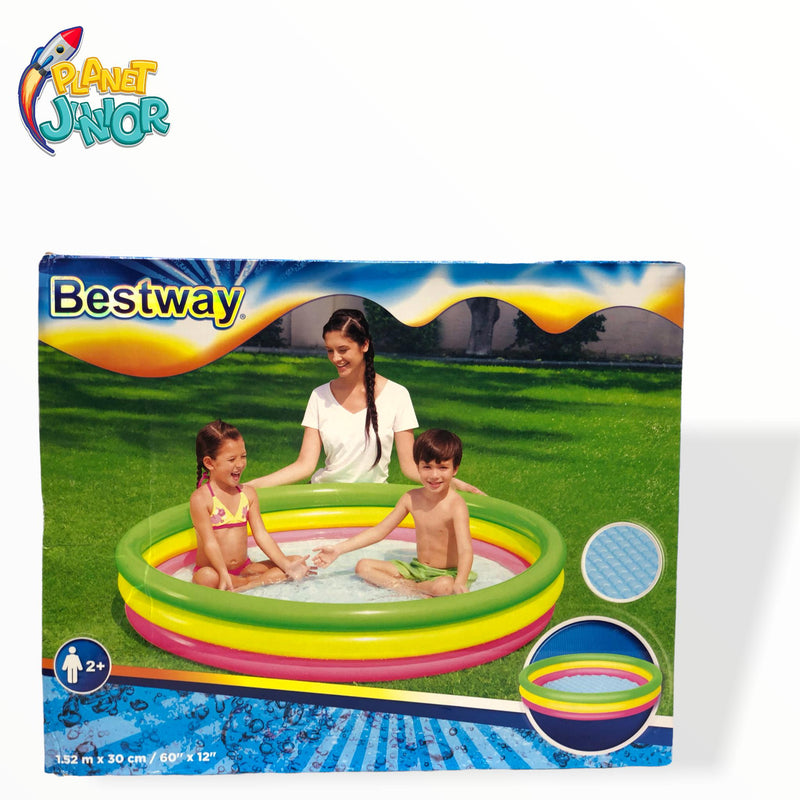 Bestway Rainbow 5 Feet Pool (Large) - 51003 - Planet Junior
