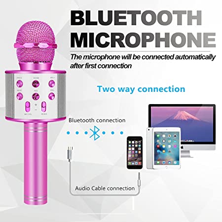 Bluetooth Wireless Microphone with Speaker - Planet Junior