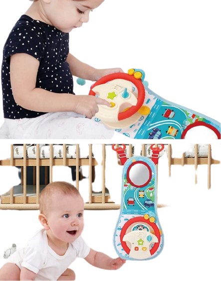 Car Seat & Steering Wheel Educational Toy For Kids - AT235 - Planet Junior