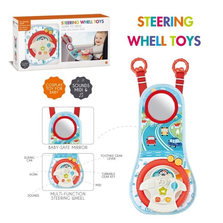 Car Seat & Steering Wheel Educational Toy For Kids - AT235 - Planet Junior