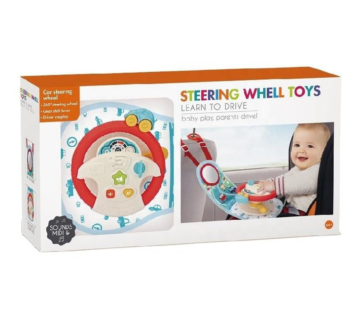 Car Seat & Steering Wheel Educational Toy For Kids - AT235 - Planet Junior