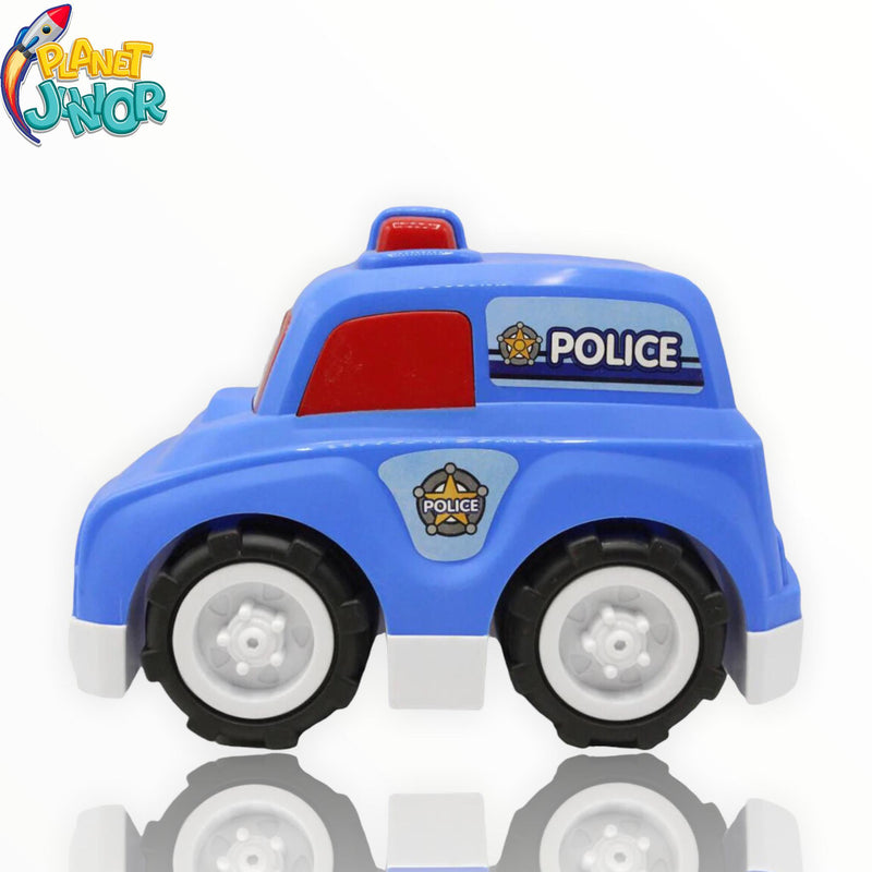 Cartoon Car 2 Piece Set (Police Car & Fire Engine) - HFT9862 - Planet Junior