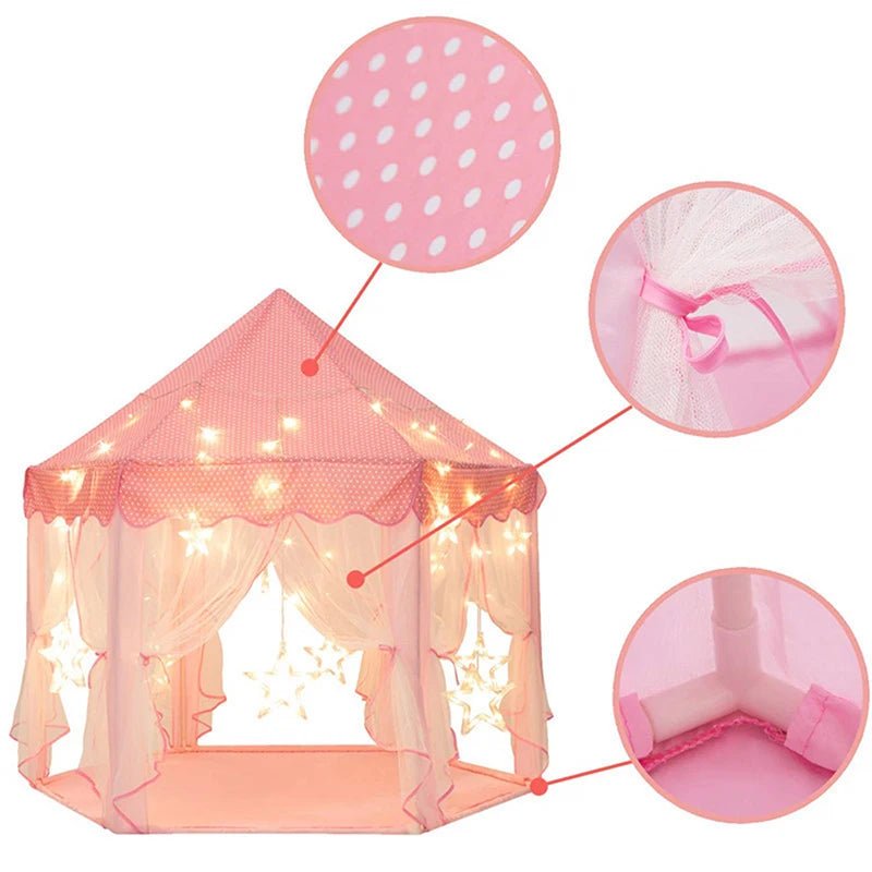 Castle Shaped Cute Princess Tent House - J1198 - Planet Junior