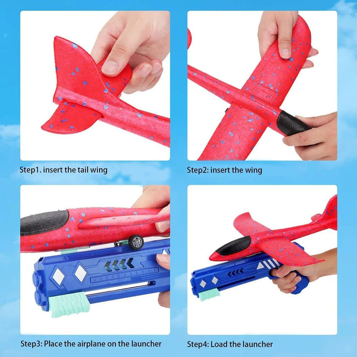 Catapult Airplane Launching Glider Gun - LU001 - Planet Junior