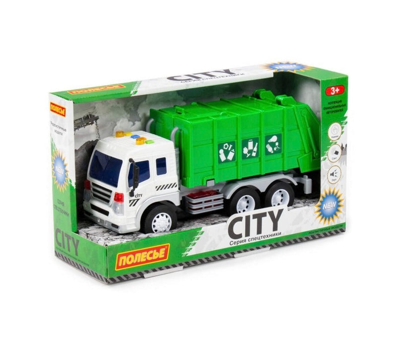 City Garbage Truck | European Made - 86389 - Planet Junior