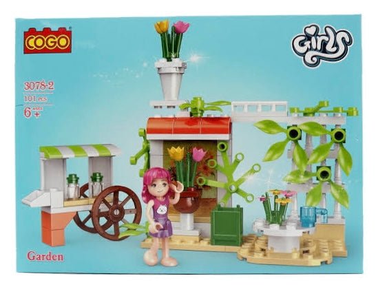 Cogo Girls Garden Blocks Set - 101 Pcs - HFT3078 - Planet Junior