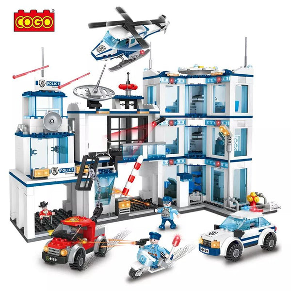 Cogo Large Police Station Set 950 Pcs