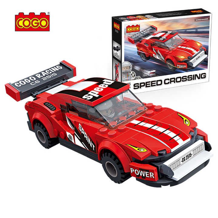 Cogo Speed Crossing Super Car Lego Blocks - HFT3425 - Planet Junior
