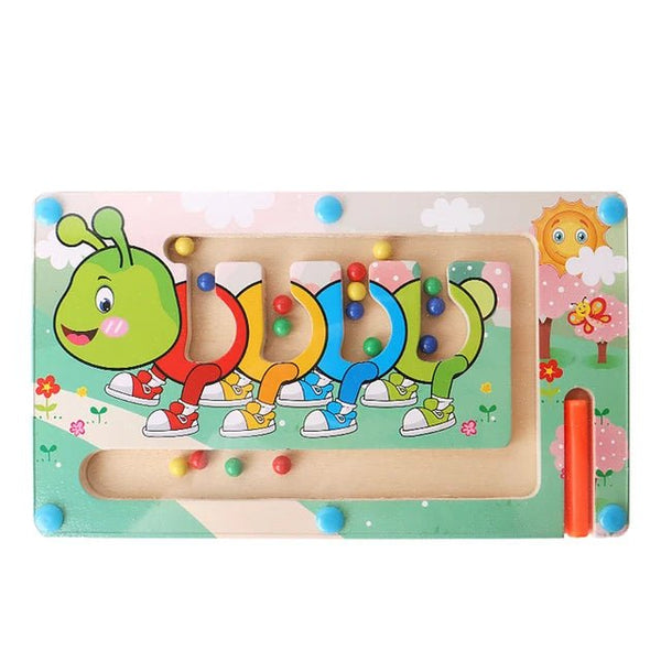 Color Matching Magnetic Maze with Wooden Pen - 8855-2 - Planet Junior