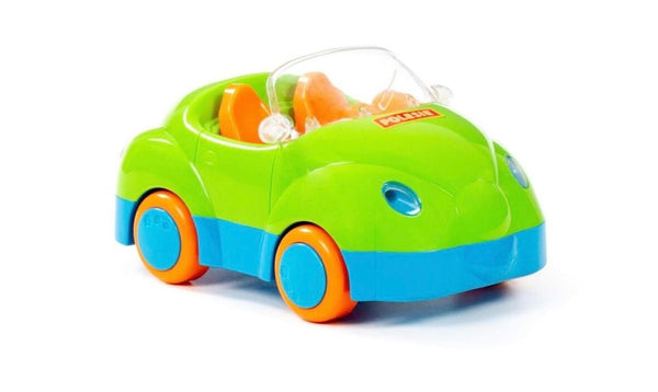 Colourful Push & Pull Car (European Made) - 2356 - Planet Junior
