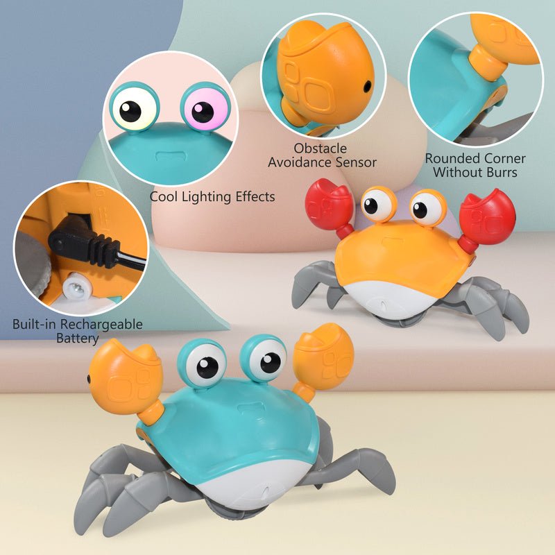 Crawling Crab Friends Fun Interactive Baby Sensory Toy - QC-3Y - Planet Junior