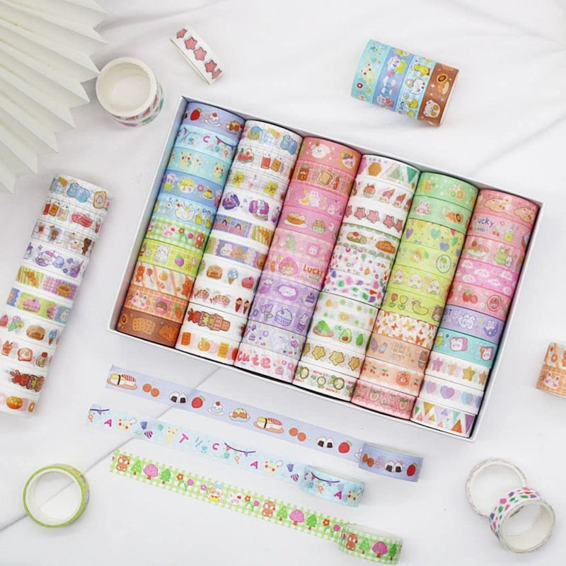 Cute Cartoon Washi Tape Bundle - JD2215 - Planet Junior