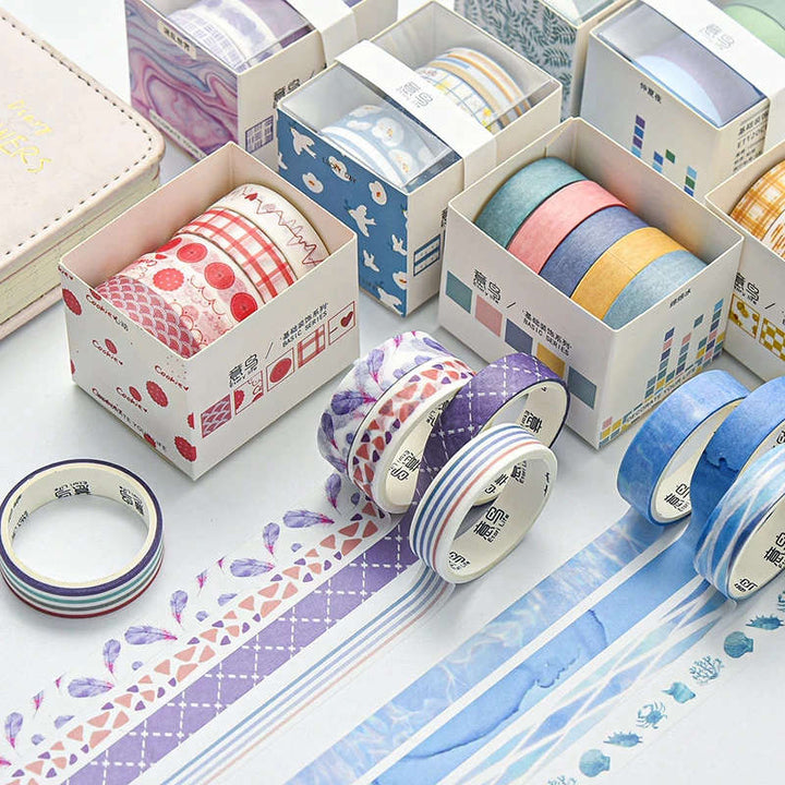 Cute Cartoon Washi Tape Bundle - JD2215 - Planet Junior