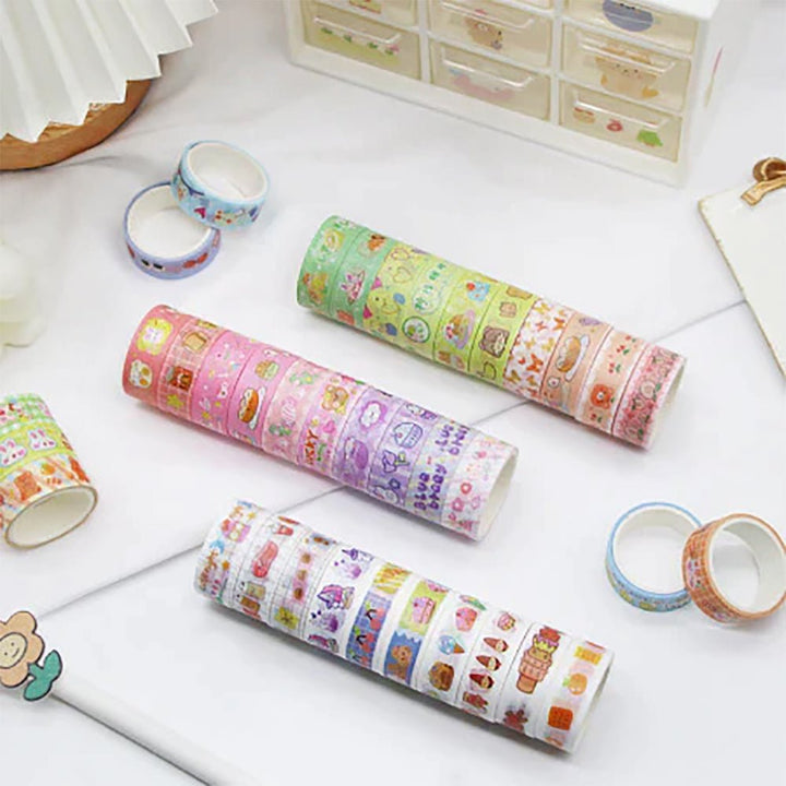 Cute Cartoon Washi Tape Bundle - JD2215 - Planet Junior