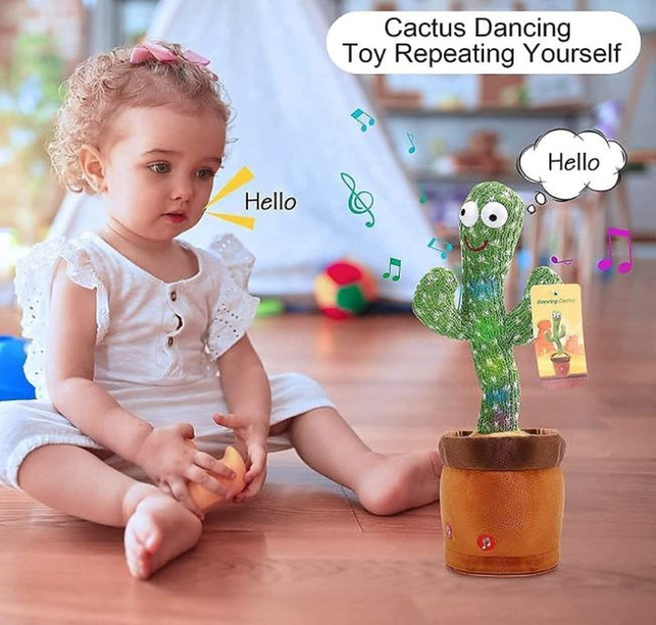 Dancing Talking Cactus Toy with USB Charge - MTCA01 - Planet Junior