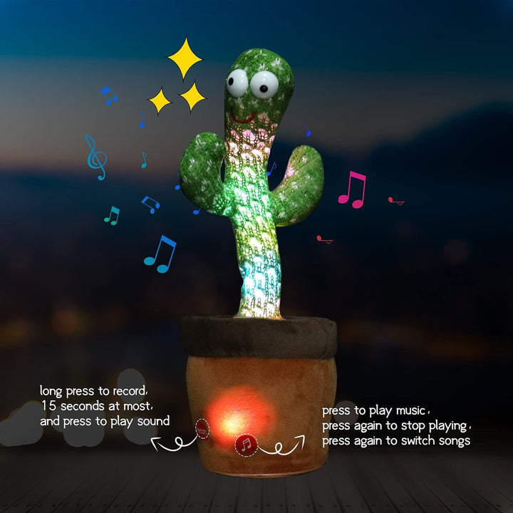 Dancing Talking Cactus Toy with USB Charge - MTCAC - Planet Junior