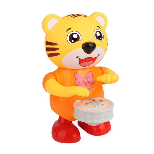 Dancing Tiger with Drum Musical Toy - ST2175 - Planet Junior