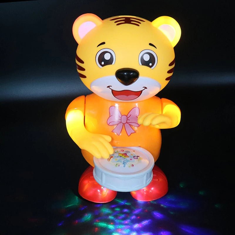Dancing Tiger with Drum Musical Toy - ST2175 - Planet Junior