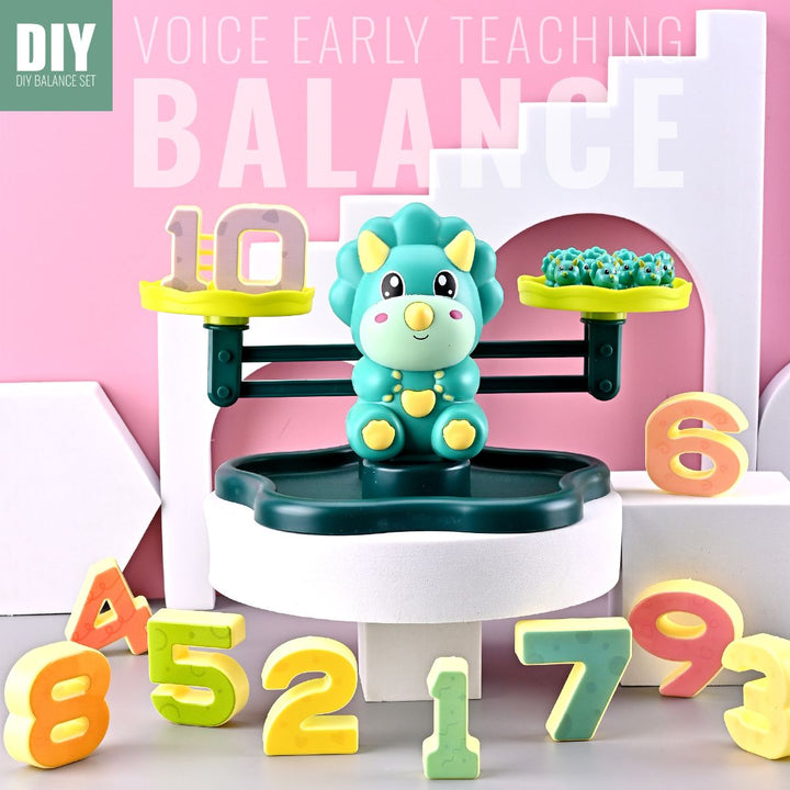 Dinosaur Math Balance Scale with Sound - SLTME003 - Planet Junior