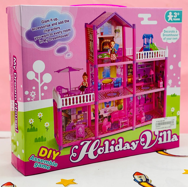 DIY Doll House Villa Set for Girls - AT588 - Planet Junior